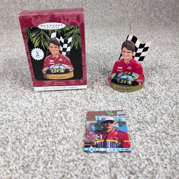 Jeff Gordon 24 Nascar Ornament 1998 Hallmark Keepsake Stock Car Champions - Picture 7 of 7
